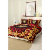 Marka Nevresim Takımı Çift Kişilik Pamuklu Saten Kumaş 6 Parça 3D Dijital Baskı Duvet Cover Set Model NO:115 - Renkli - 200 x 220 cm