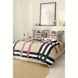 Marka Nevresim Takımı Çift Kişilik Pamuklu Saten Kumaş 6 Parça 3D Dijital Baskı Duvet Cover Set Model No:12 - Renkli - 200 x 220 cm