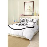Marka Nevresim Takımı Çift Kişilik Pamuklu Saten Kumaş 6 Parça 3D Dijital Baskı Duvet Cover Set Model No:19