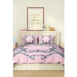 Marka Nevresim Takımı Çift Kişilik Pamuklu Saten Kumaş 6 Parça 3D Dijital Baskı Duvet Cover Set Model No:20