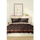 Marka Nevresim Takımı Çift Kişilik Pamuklu Saten Kumaş 6 Parça 3D Dijital Baskı Duvet Cover Set Model No:73