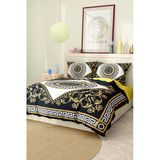 Marka Nevresim Takımı Çift Kişilik Pamuklu Saten Kumaş 6 Parça 3D Dijital Baskı Duvet Cover Set Model No:89