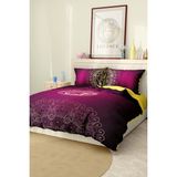 Marka Nevresim Takımı Çift Kişilik Pamuklu Saten Kumaş 6 Parça 3D Dijital Baskı Duvet Cover Set Model No:93 - Renkli - 200 x 220 cm