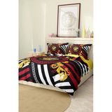 Marka Nevresim Takımı Çift Kişilik Pamuklu Saten Kumaş 6 Parça 3D Dijital Baskı Duvet Cover Set Model No:99