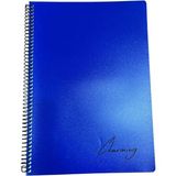 Marka Tokaç A4 Pp Kapak Spiralli 120 Yaprak Defter Kareli TOK-220-LACIVERT - Renkli - Ölçü - Tip