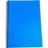 Marka Tokaç A4 Pp Kapak Spiralli 120 Yaprak Defter Kareli TOK-220-MAVI - Renkli - Ölçü - Tip