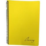 Marka Tokaç A4 Pp Kapak Spiralli 120 Yaprak Defter Kareli TOK-220-SARI - Renkli - Ölçü - Tip