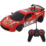 Marka Toysan Uzaktan Kumandalı Şarjlı Racing Süper Car Spor Araba Toy-10-Kırmızı - 10 cm