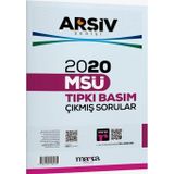 Marka Yayınları 2020 MSÜ Tıpkı Basım ARŞİV Serisi Çıkmış Sorular
