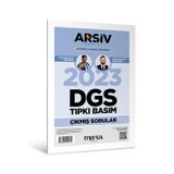 Marka Yayınları 2023 DGS ARŞİV SERİSİ Tıpkı Basım Çıkmış Sorular Tamamı Video Çözümlü