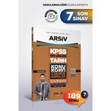 Marka Yayınları KPSS ÖN LİSANS TARİH SON 7 SINAV Konu Konu Çıkmış Sorular | Tamamı Çözümlü