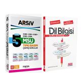 Marka Yayınları Msü Son 5 Yıl Arşiv Serisi Tıpkı Basım Çıkmış Sorular Ve Akm Dil Bilgisi Soru Bankası Seti