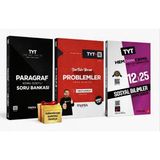 Marka Yayınları Tyt Seti Paragraf + Problemler + Sosyal Bilimler 12X25 Çıkmış Deneme | Ösym Çıkmış & Çıkabilecek Sorular, Yeni Nesil, Video Çözümlü, Güncel Tyt Hazırlık Kitap Seti +Sürpriz Hediye