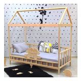 Markaawm Doğal Çam Montessori Karyola Çocuk Ve Bebek Yatağı 120x200