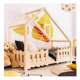 Markaawm Galaxy Montessori Yatak Doğal Çam Çocuk Karyola