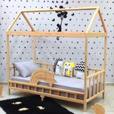 Markaawm Kayan Yıldız Montessori Yatak Çocuk Karyola Bebek Beşiği 60x120