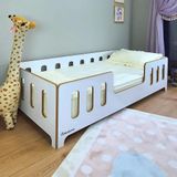 Markaawm Montessori Çocuk Yatak Mdf Bebek Karyola 90X190