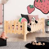 Markaawm Montessori Yatak Çocuk Ve Bebek Karyola Doğal Çam Violet
