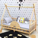 Markaawm Montessori Yatak Nirvana Gökkuşağı Yıldızlı Karyola 80x130