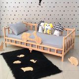 Markaawm Motosikletli Montessori Yatak Premium Çocuk Karyola 120x200