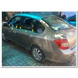 Markadan Renault Clio Symbol 2009-2012 4 Parça Paslanmaz Çelik Cam Çıtası