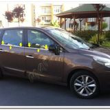 Markadan Renault Scenic 3 2009 Sonrası 4 Parça Paslanmaz Çelik Cam Çıtası
