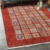 Markaev Kilim, Desenli, Kırmızı, 80X150