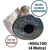 Markaflex 4 Metre Kalorifer Peteği Arkası Isı Yalıtım ve Izolasyon Levhası Radyatör Arkalığı Yalıtım Malzemesi - 4 Adet - 100 x 100