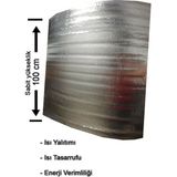 Markaflex 4 Metre Kalorifer Peteği Arkası Isı Yalıtım ve Izolasyon Levhası Radyatör Arkalığı Yalıtım Malzemesi - 4 Adet - 100 x 100