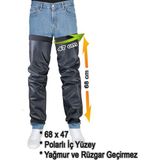 Markaflex Motosiklet Pantalonu Yağmur Geçirmez Koruyucu Diz Koruma Dizliği Rüzgar Geçirmez