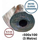 Markaflex Petek Kalorifer Arkası Yalıtım Levhası Radyatör Arkalığı Arkası Levha Ses Isı Yalıtım Malzemesi (Rulo ) - 5 Metre