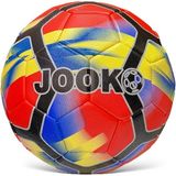 Markahit Jook Suni Deri Sert Zemin Halı Saha Futbol Topu No:5 Bsf-036 - Kırmızı - Siyah - Saks