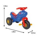 Markaon 07 175 Nessiworld Black Eagle Pedallı Motorsiklet - Renkli