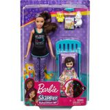 Markaon FHY97 Skipper Bebek Bakıcısı Bebeği ve Aksesuarları Oyun Seti Nessiworld - Renkli
