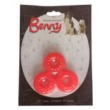 Markapet Benny Köpek Oyuncağı Üçlü Halka 9 x 9 cm Kırmızı