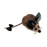 Markapet Bıyıklı Peluş Fare 4,5 x 6-15 cm Taba Kedi Oyuncağı