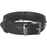 Markapet Deri Parlak Taşlı Köpek Boyun Tasması 38-43 cm Small Siyah