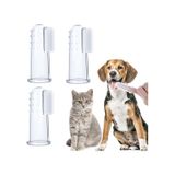 Markapet Kedi Ve Köpek Parmak Diş Fırçası 5.5 Cm Şeffaf