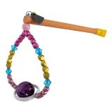 markapet SF-BL-1005 Tünekli Döner Toplu Kuş Oyuncağı 10 Cm-16 Cm Sarı
