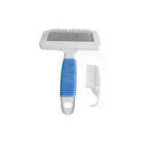 markapet TYCBRXROSN172014242376224 Temizleme Aparatlı Kedi Köpek Tarağı 7 Cm-14 Cm Small Mavi