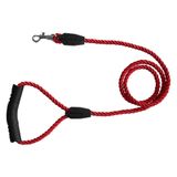 Markapet Üçlü Sarmallı Köpek Gezdirme Halatı 1 cm-120 cm, (25 kg a Kadar) Farklı Renklerde Köpek Gezdirme İpleri (Kahve-Krem)