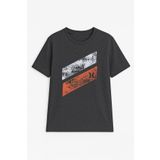 MARKAPIA Erkek %100 Pamuk Bisiklet Yaka Baskılı T-shirt