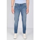 Markapia Erkek Açık Mavi Straight Fit Jean Pantolon