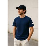 MARKAPIA Erkek Bisiklet Yaka Basic Düz Kısa T-shirt