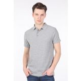 Markapia Erkek Gri Polo Yaka T-shirt