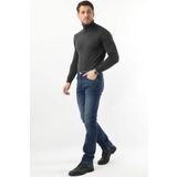 Markapia Erkek Regular Fit Jean Koyu Mavi Pantolon