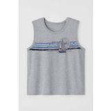 MARKAPIA Erkek Yelkenli Baskılı %100 Pamuk Kolsuz T-shirt