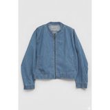 Markapia Kadın Açık Mavi Bomber Denim Ceket - L