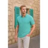 Markapia Man Erkek Polo Yaka Pamuk Tişört - Mint Yeşili
