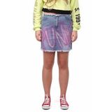 Markapia Markapia Pink Punk Mini Jean Kadın Etek